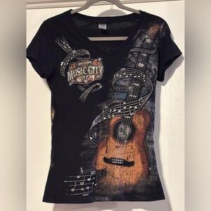 Harley-Davidson Black Boswell’s Music City Nashville Graphic Tee